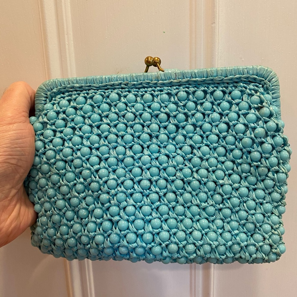 Walborg beaded clutch